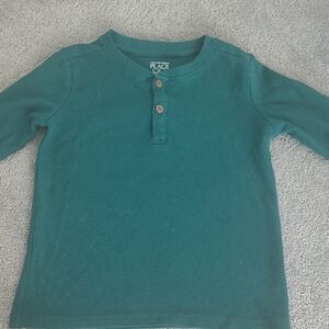 The Children's Place Green Long Sleeve Henley